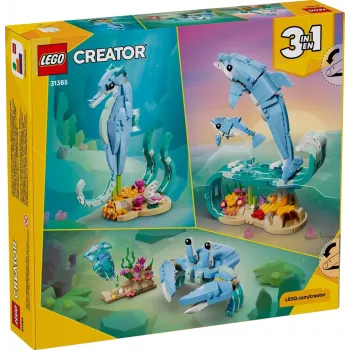 LEGO CREATOR 3 IN 1 31385 Morské zvieratá: Nádherné delfíny