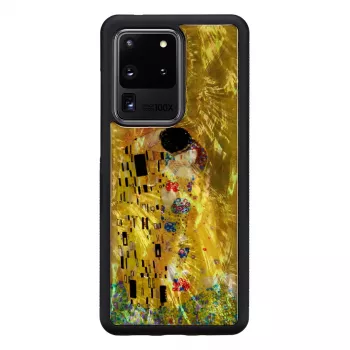 Ochranné puzdro iKins pre Samsung Galaxy S20 Ultra — čierny dizajn Kiss