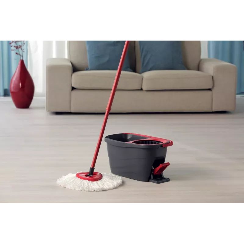 Hlava mopu Vileda Turbo 2in1 červená biela
