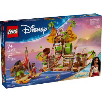 LEGO Disney Kakamora čln herná sada 43258 – 572 dielov, 2 minifigúrky, pre deti od 7 rokov