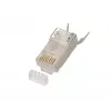 RJ45 konektor samec Extralink CAT6A FTP 8P8C, transparentný, konektor samec/samica, 1 ks