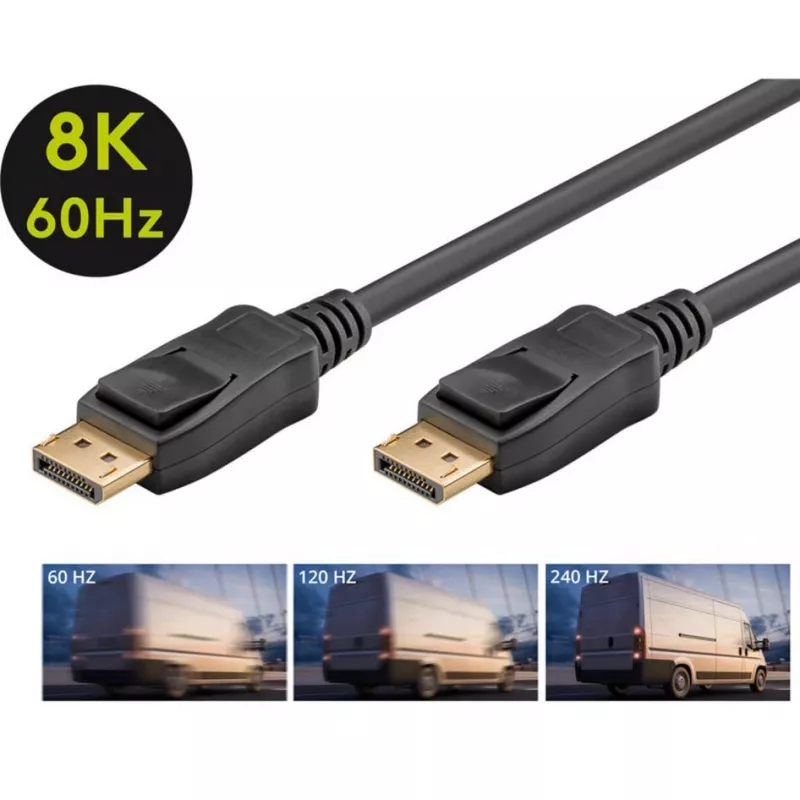 Goobay DisplayPort kábel 74749 3 m čierny
