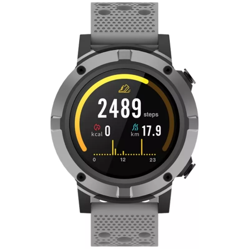 Denver SW-660 GPS smartwatch, 1,3" AMOLED, sivý remienok