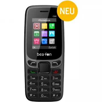 Mobilný telefón Bea-fon C80, 2,4-palcový displej