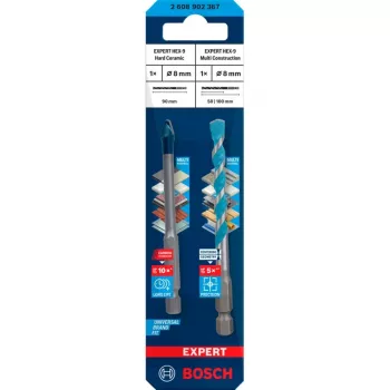 Sada vrtákov Bosch Expert HEX-9 MultiConstruction 8 mm, 2-dielna