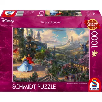 Puzzle Schmidt Spiele Thomas Kinkade Studios Disney Dreams Collections Šípková Ruženka 1000 dielikov
