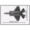 Stavebnica Cobi F-35A Lightning II — 605 dielov, model v mierke
