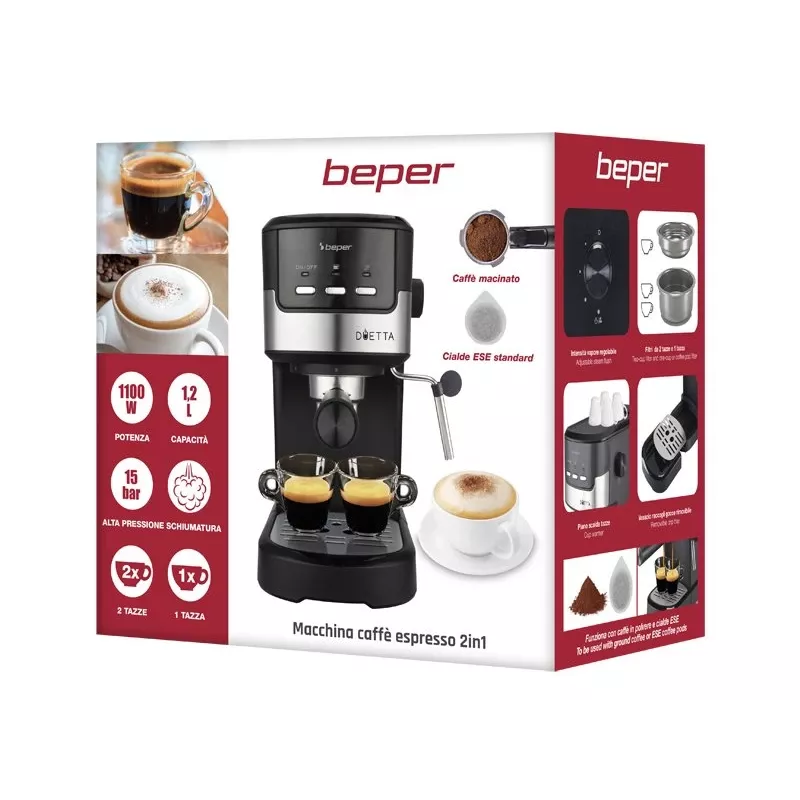 Kávovar Beper 1,25L P101CAF100