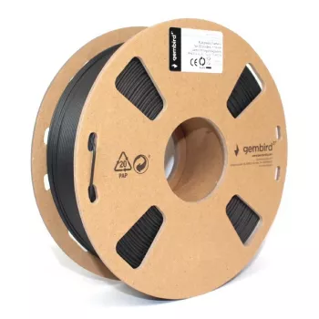 3D tlačový materiál Gembird 3DP-PLA1.75-02-CARBON