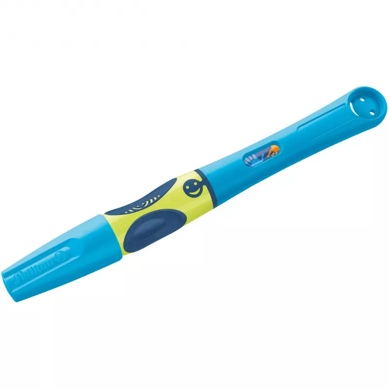 Pelikan griffix® plniace pero pre pravákov - Neon Fresh Blue - modrá - náplňový systém - modrá - plast - nehrdzavejúca oceľ - praváci (820363)