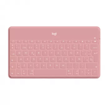 Logitech Keys-To-Go - klávesnica - Bluetooth - QWERTY - španielska - Blush Pink - pre Apple iPad/iPhone/TV