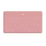 Logitech Keys-To-Go - klávesnica - Bluetooth - QWERTY - španielska - Blush Pink - pre Apple iPad/iPhone/TV