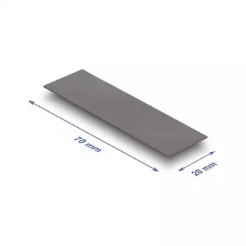 Tepelná podložka DeLOCK 18473 3 W/m·K sivá 20x70x0,75 mm