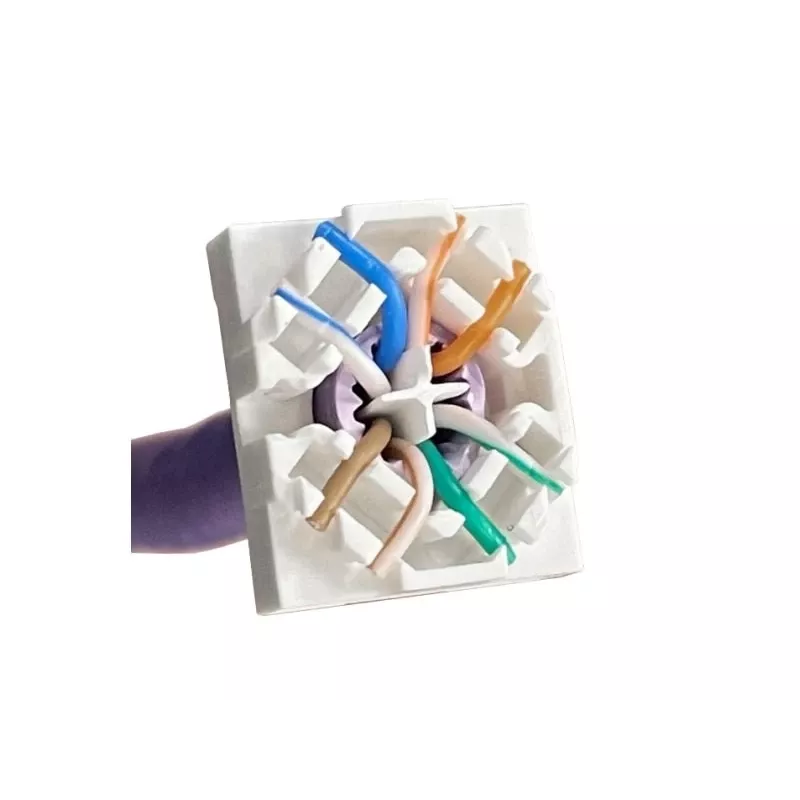 Alantec MB005-1 modul Keystone RJ45, Cat.6A, STP, bez náradia, PoE+, 22-26 AWG