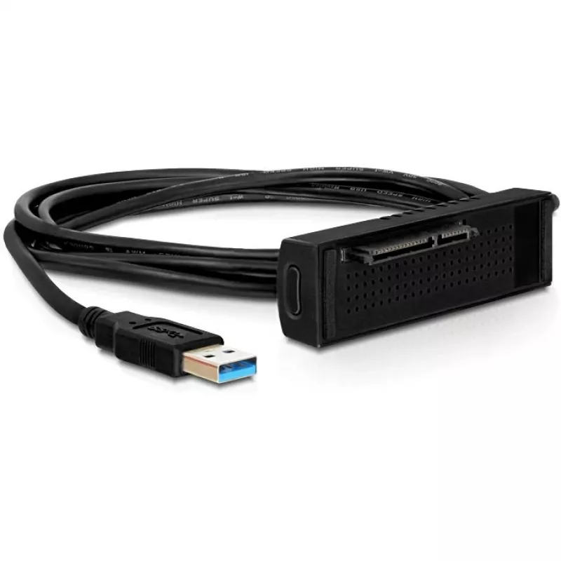 Delock dokovacia stanica SATA HDD > USB3.0 - radič úložiska - 2.5 / 3.5 zdieľané - SATA 6Gb/s - USB3.0 (61858)