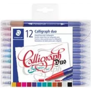 Kalligrafická fixka Staedtler 3005 Multicolour 12 ks