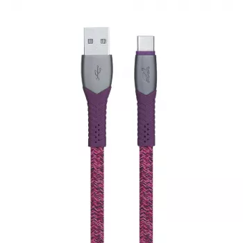 Kábel USB-C na USB2 1,2 m/červená PS6102 RD12 Rivacase
