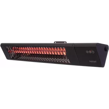 Infražiarič SUNRED PRO25W-SMART, nástenný trojuholníkový tmavý, 2500 W, čierny, IP55