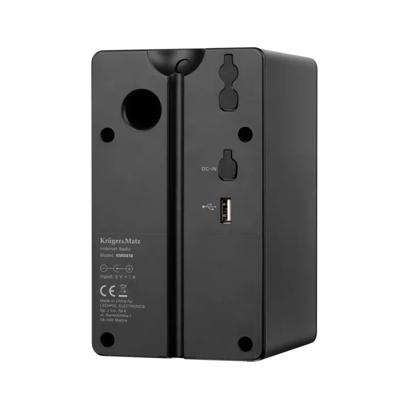 Internetové rádio Kruger & Matz KM0818.1 s Wi‑Fi, Bluetooth, USB a budíkom