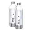 BRITA SodaOne 1043722 karbonizačné fľaše, 1 l, priehľadné, balenie 2 ks