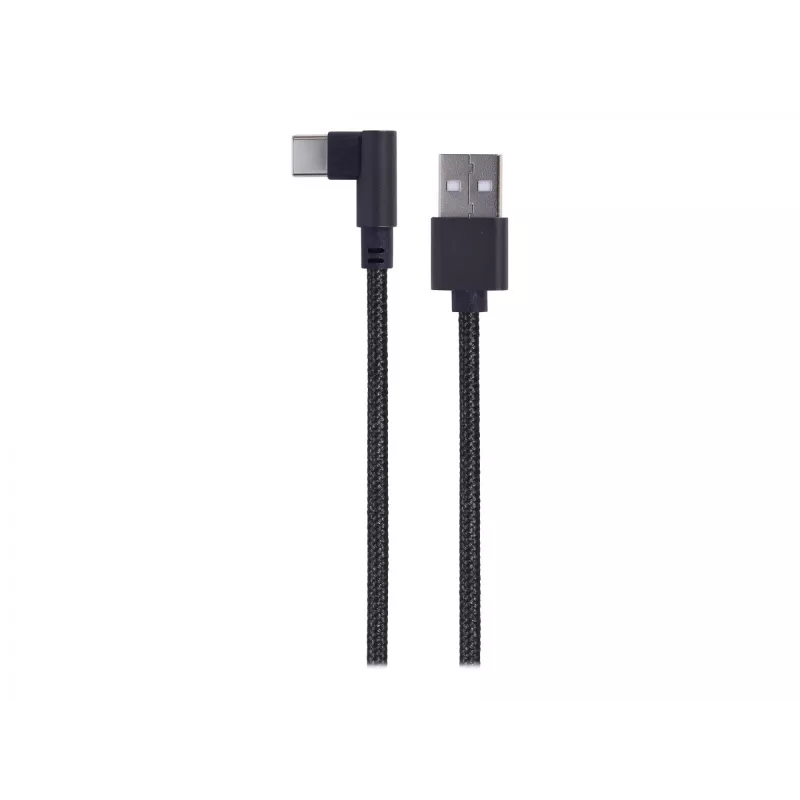 Kábel USB 2.0 na USB-C zahnutý / CC-USB2-AMCML-0,2M GEMBIRD