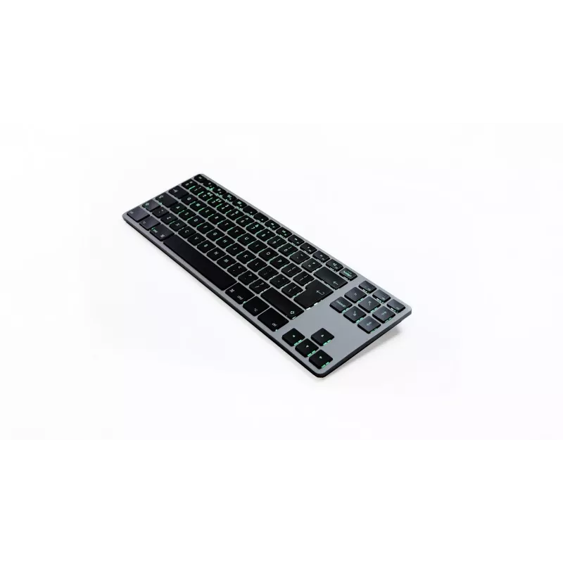 Klávesnica hliníková Mac Tenkeyless RGB Space Gray