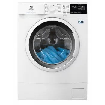 Práčka s predným plnením Electrolux EW6SN406WP — 6 kg, 1000 ot/min, 595x843x378 mm, biela