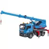 BRUDER MAN TGS žeriavové nákladné auto modré ABS 03771