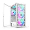 PC skriňa Montech X3 GLASS Midi-Tower biela