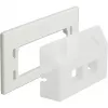 Keystone adaptérová doska, montáž (biela)