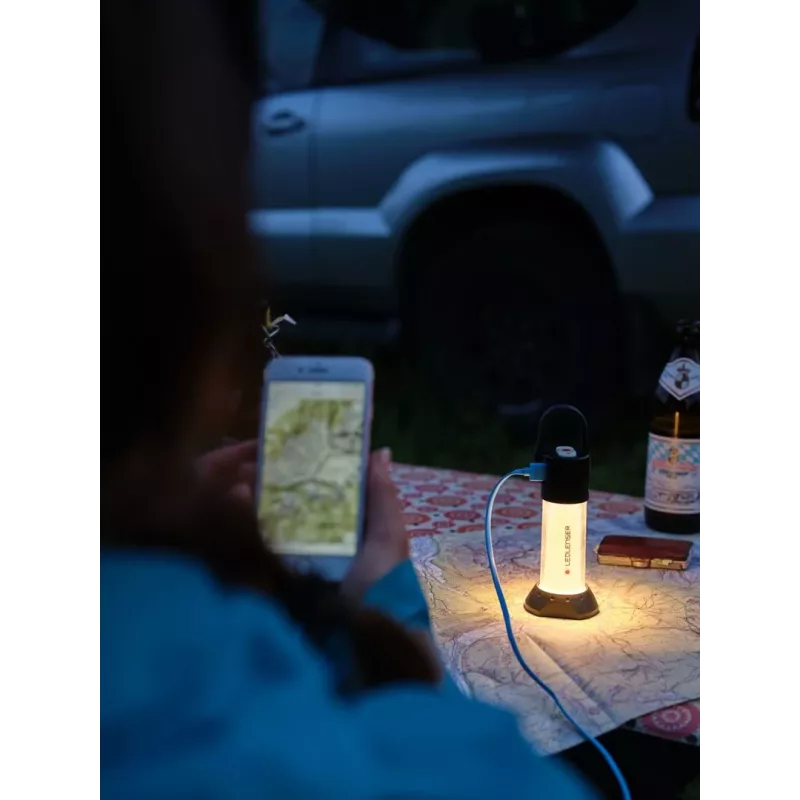 Ledlenser ML6 teplé svetlo čierna, biela univerzálna baterka LED