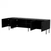 Cama 4D TV skrinka PALAZZO BIS 201x40x60 čierna matná