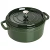 Liatinová zapekacia forma Staub 40509-356-0 3,8 l zelená, okrúhla