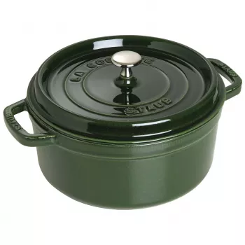 Liatinová zapekacia forma Staub 40509-356-0 3,8 l zelená, okrúhla