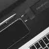 GaN 90W nabíjačka QOLTEC 52420 USB-C PD 5–20V 3A/4,5A výstup, 220–240V vstup, 1,8 m kábel, čierna