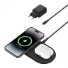 Belkin WIZ021VFBK – 2-in-1 bezdrôtová nabíjacia stanica s technológiou Qi2 15 W, čierna