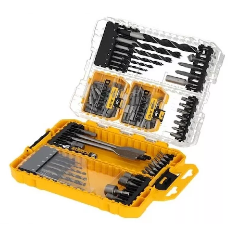 DeWalt sada so 100 skrutkami Pozidriv – upevňovacia sada, triedené veľkosti pre drevo a kov