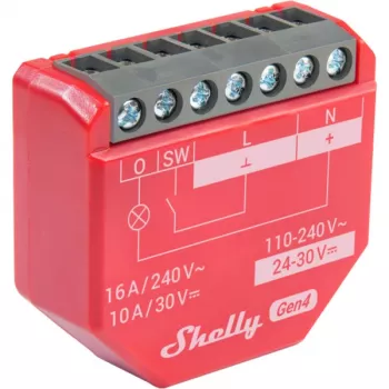 Shelly · Flush-Mount·1PM Gen4 balenie 2 ks · relé · max 16A · 1 kanál · funkcia merania · (Shelly_1PM_Gen4_2er)