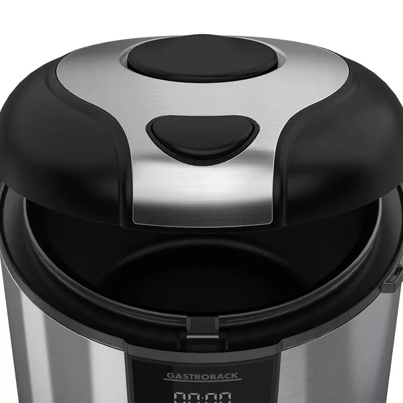 Hrniec na ryžu GASTROBACK Rice Control Low Carb & Steam, 3 l, 450 W, čierna/nerez