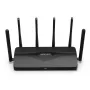 Stolný router MERCUSYS MR47BE — Tri-band Wi-Fi 7 (2,4/5/6 GHz), 9300 Mbit/s, 3× RJ-45, 2,5GbE, 6 externých antén