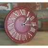 NeXtime hodiny 5187ro London Tisch, Ø16 cm, nástenné, červené/biele