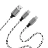 LogiLink CU0202 USB kábel USB 2.0 1,2 m USB A USB C/Micro-USB A sivý
