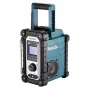 Staveniskové rádio Makita DMR116 digitálne AM FM 3,5W tyrkysové