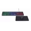 Káblová Full-Size klávesnica s myšou Gembird KBS-UML-01 — USB, QWERTY US, 104 tlačidiel, čierna