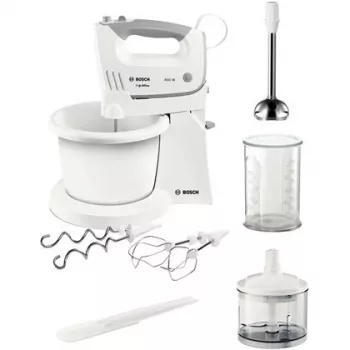 Bosch MFQ36490 ErgoMixx ručný mixér set 450 W biely/sivý