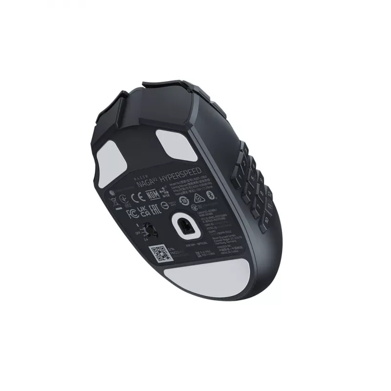 Razer Naga V2 HyperSpeed bezdrôtová herná myš, čierna