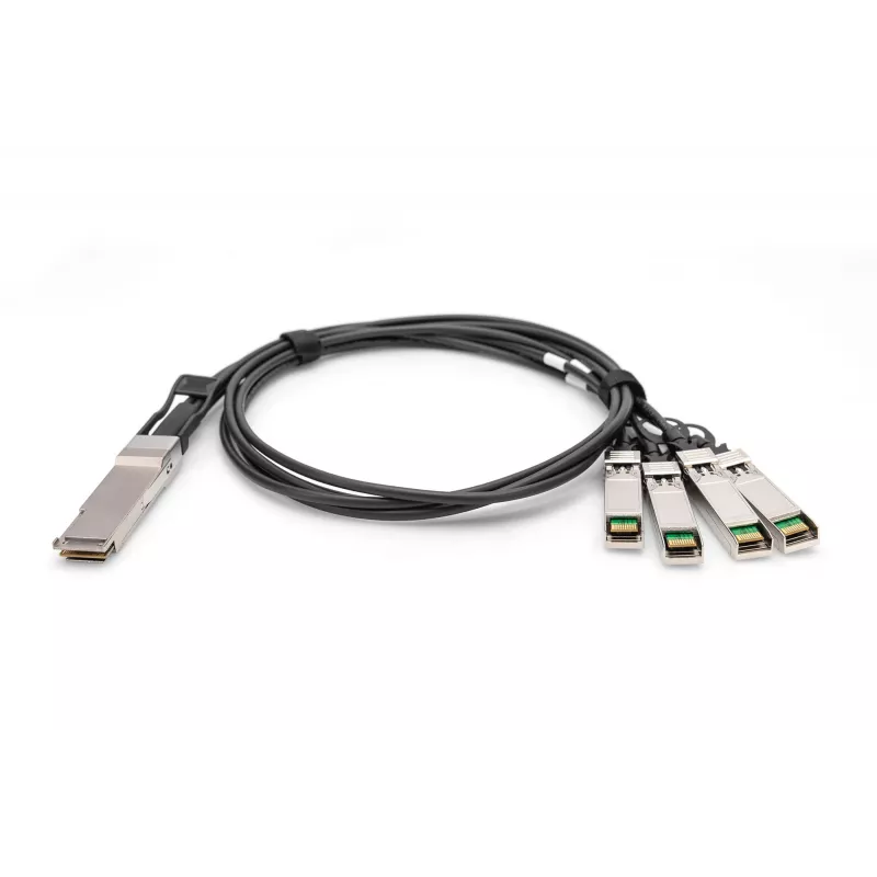 Direct-Attach kábel Digitus DN-81325 40G QSFP+ na 4x SFP+ 5 m