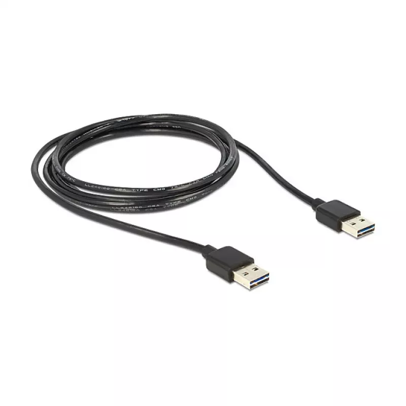 USB kábel DeLOCK 1 m USB 2.0 A čierny
