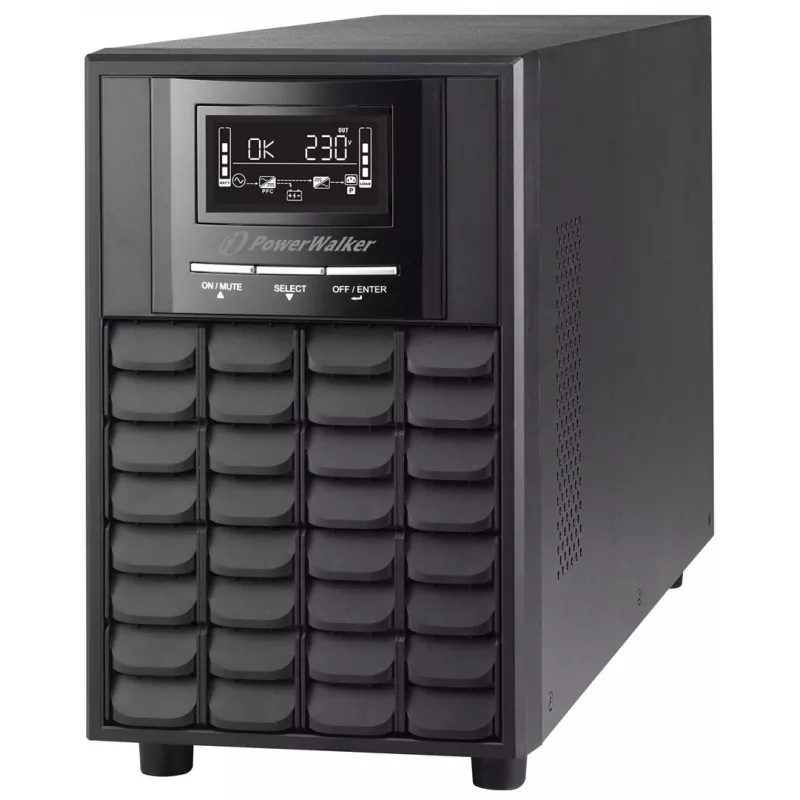 Záložný zdroj PowerWalker VI 1100 CW FR, line-interactive, 1,1 kVA (770 W), LCD, EPO, RS-232