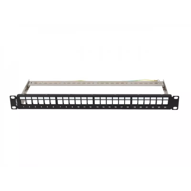 Patch panel prázdny 24 portov 1U 19
